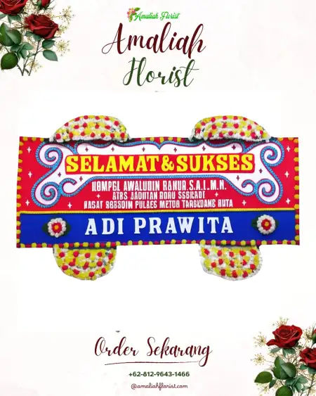 Papan Bunga Ucapan Selamat Darma